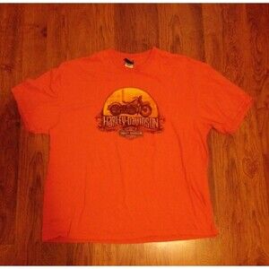 Harley Davidson Motorcycles T-shirt Grand Canyon HD Sedona AZ Size 3XL Orange